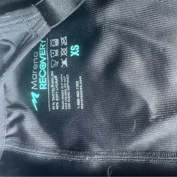 Marena tab front post surgery compression garment - capri length - Picture 2 of 3